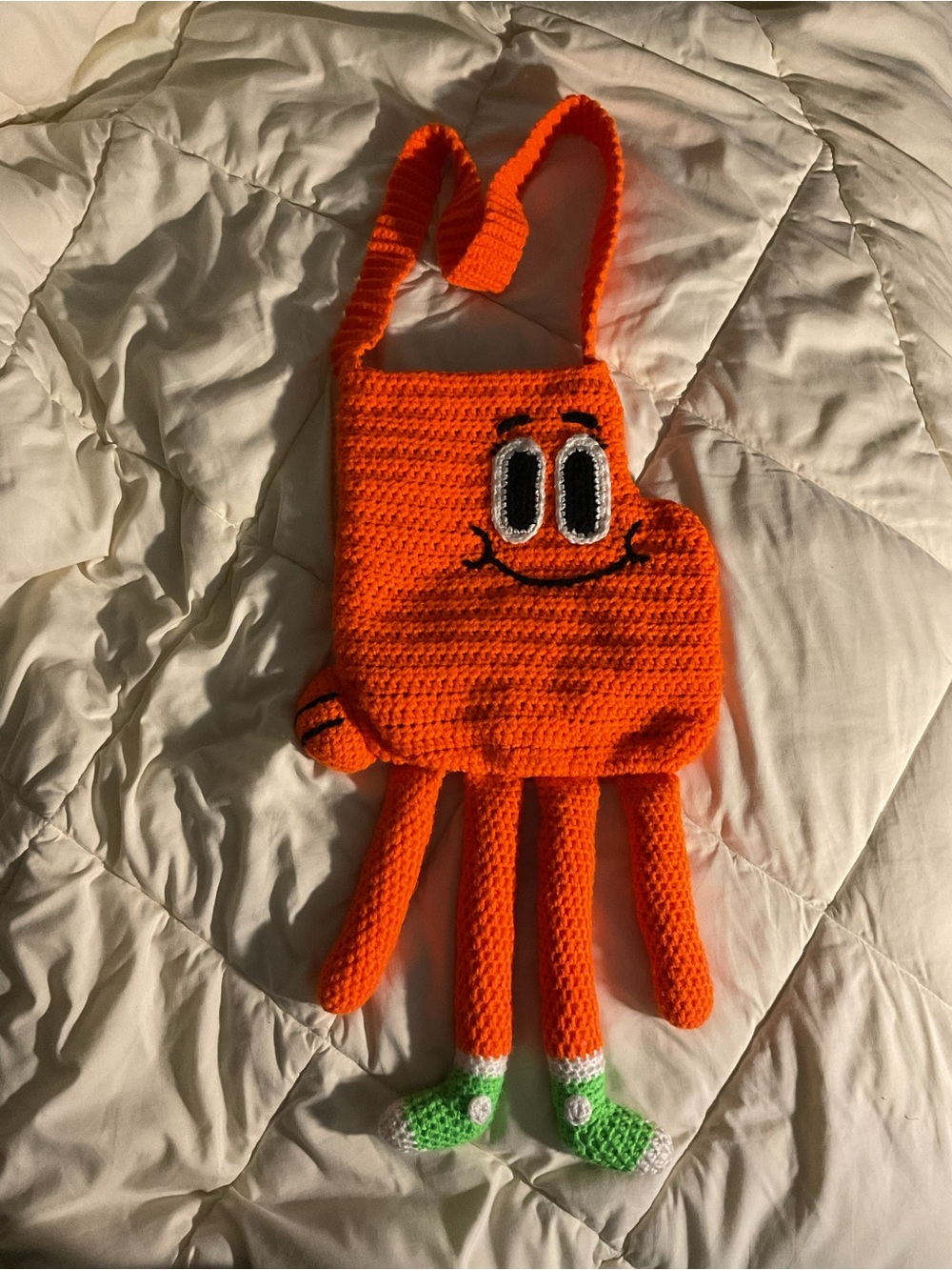 *NO LOWBALL* Crochet Darwin Crossbody Bag The Amazing World of Gumball - Picture 1 of 4